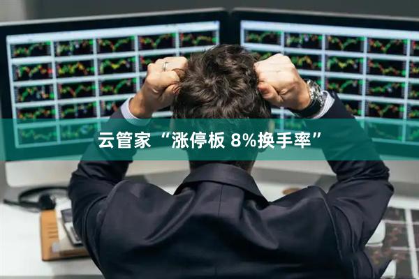 云管家 “涨停板 8%换手率”